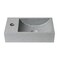 Alfi Brand 16" Small Rectangular Solid Concrete Gray Matte Wall Mounted Bathroom Sink ABCO108 - alternate 4